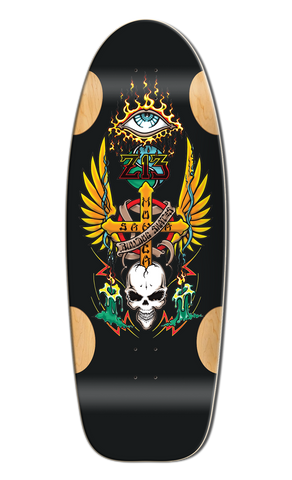 *Pre-Order* BDA BullDog Art Black Formica Z-13 Skateboard