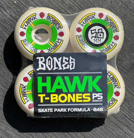 Powell Peralta Tony Hawk 58mm SPF T Bones Wheels - WHITE
