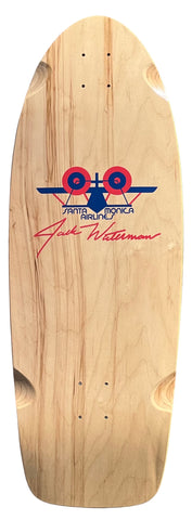 SMA Santa Monica Airlines WATERMAN Skateboard Deck - NATURAL