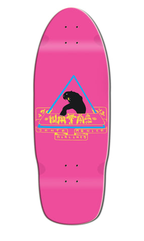 *Pre-Order Pink SMA Santa Monica Airlines Natas Skateboard Deck