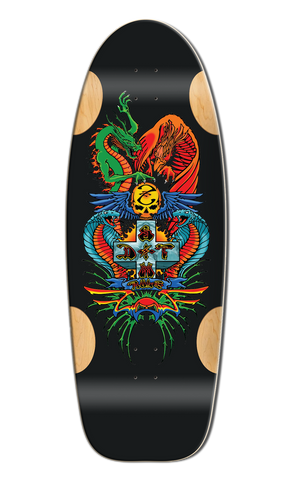 *Pre-Order* BDA BullDog Art Black Formica P.O.P Dragon Skateboard