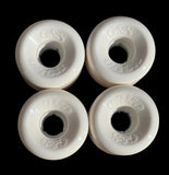 G&S White YoYo Skateboard Wheels 63mm 98a