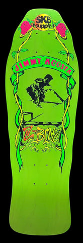 SK8supply Jimmy Acosta -Glow in the Dark- Skateboard Deck GREEN