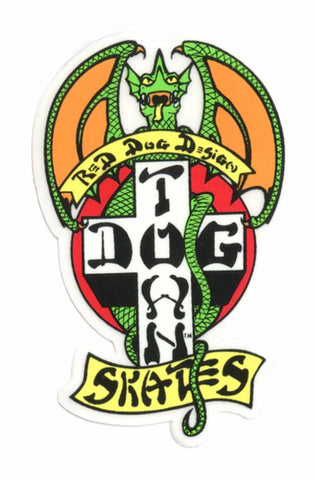 DogTown Skates RedDog 4” Skateboard Sticker
