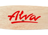 ALVA 77 Skateboard Deck reissue - RED