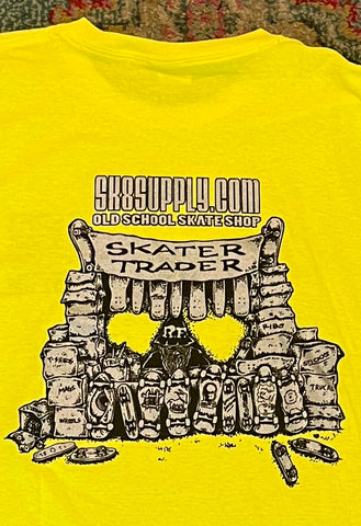 SK8supply Skater Trader Yellow XL Shirt