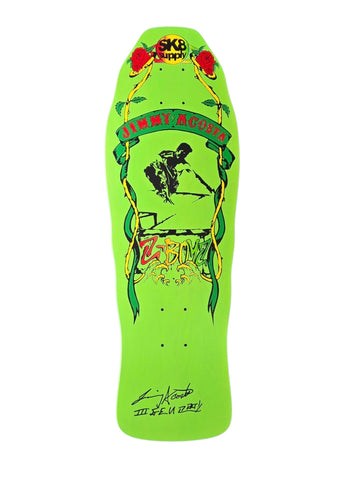 (Signed) SK8supply Jimmy Acosta Skateboard Deck - Green
