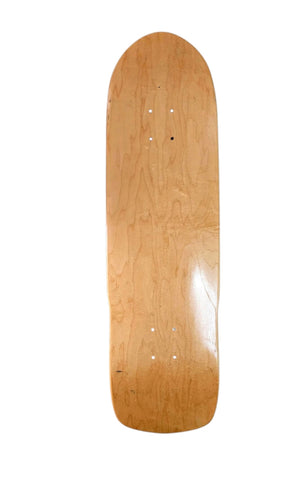 Shape #8 (Z Flex) Blank Skateboard Deck with Grip 32.5" x 8.75" - NATURAL