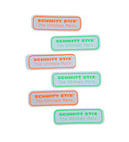 WHITE Vintage 80s SCHMITT STIX RAILS STICKER PACK (6 pc)
