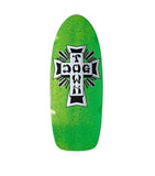 Dogtown BigFoot Cross old school skateboard deck - GREEN FLAKE