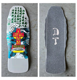 Dogtown Classic AARON MURRAY reissue skateboard deck with CUSTOM Grip - GREY DIP