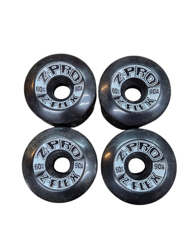 Skateboard wheels Z FLEX Z PRO 60mm 90a - BLACK