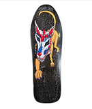 Schmitt Stix Chris Miller MINI Reissue Skateboard Deck DOG - CRACKLE BLACK