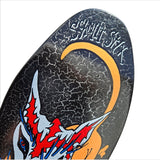 Schmitt Stix Chris Miller MINI Reissue Skateboard Deck DOG - CRACKLE BLACK