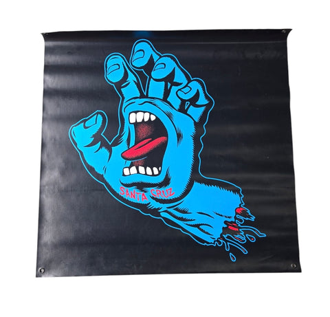 Santa Cruz Screaming Hand BANNER - 36" x 36"