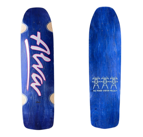 ALVA / Power Station SHORT STUFF Skateboard Deck - BLUE