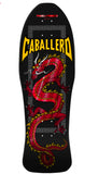 Powell Peralta Caballero Chinese Dragon Skateboard - BLACK WITH RED FOIL