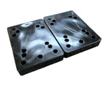 VINTAGE 70s urethane riser pads 1/2" - BLACK