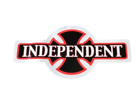 VINTAGE Independent Trucks LARGE 22" x 11" Sticker - CLEAR BACK