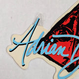 Vintage 80s Adrian Demain STICKERS Lester Kasai Designs- (set of 7)