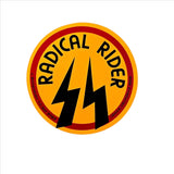 Vintage 70s VENICE RADICAL RIDER STICKER - ORANGE
