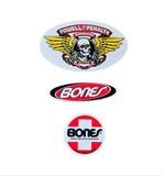 Vintage Powell Winged Ripper & Bones Sticker Set (set of 3)