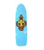 DogTown PC Tail Tap Classic Skateboard Deck with Custom DT Grip Job - LIGHT BLUE