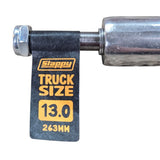 13” Axle Slappy Skateboard Trucks Hollow King Pin - SILVER