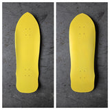 Shape #1 Blank Skateboard Deck with Grip 32" x 10.25" - YELLOW