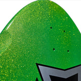 Dogtown BigFoot Cross old school skateboard deck - GREEN FLAKE