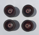 Used Vintage 70s ROLLS ROYCE Skateboard wheels - RUBY RED