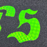 Dogtown BigFoot Cross old school skateboard deck - GREEN FLAKE