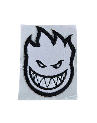 Vintage Spit Fire Wheels  Patch 2.75" - WHITE