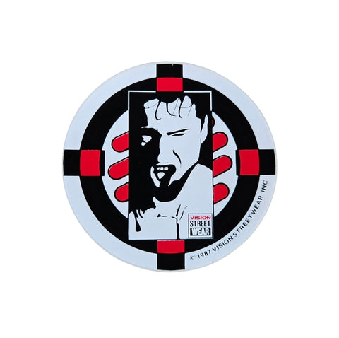 Vintage 80s VISION STREET WEAR STICKER - WHITE