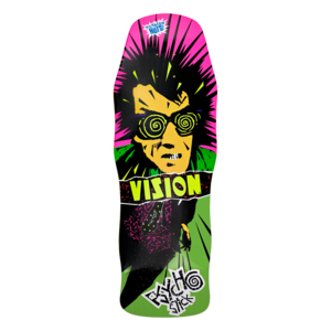 Vision PSYCHO STICK original reissue skateboard deck - GREEN