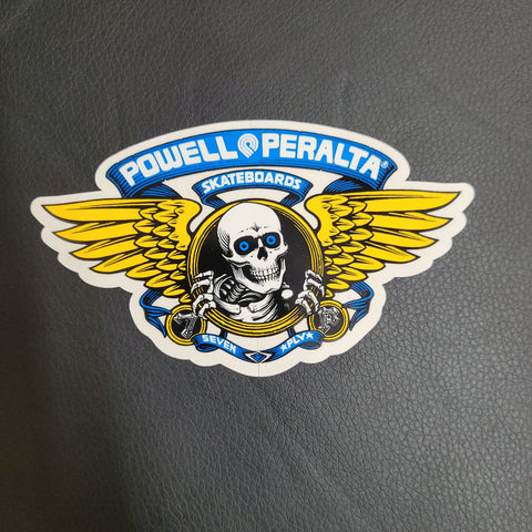 Powell Peralta Winged Ripper 7 ply- STICKER - BLUE