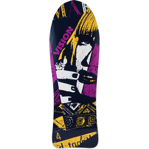 Vision AGRESSOR reissue skateboard deck - WHITE