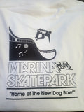 Marina Del Rey Skate Park T shirt - WHITE XL