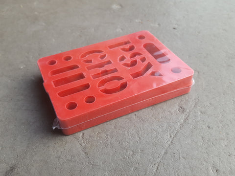 Riser Pads Psycho Risers - 1/4" RED
