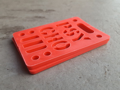 Riser Pads Psycho Risers - 1/8" RED