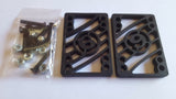 Sector 9 Hard Riser Pads - 1/4" BLACK (with hardware)