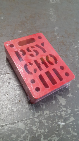 Riser Pads Psycho Risers - 1/2" RED