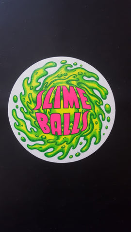 Santa Cruz Classic SLIME BALLS sticker 4"