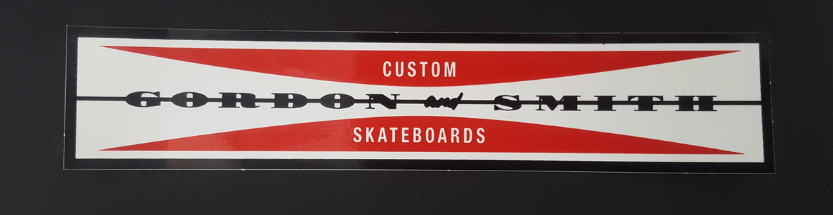 G&S Gordon and Smith Custom SKATEBOARD Sticker - 6.25