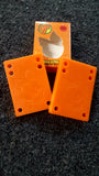 OJ JUICE CUBES Riser Pads Risers - 3/8"  ORANGE