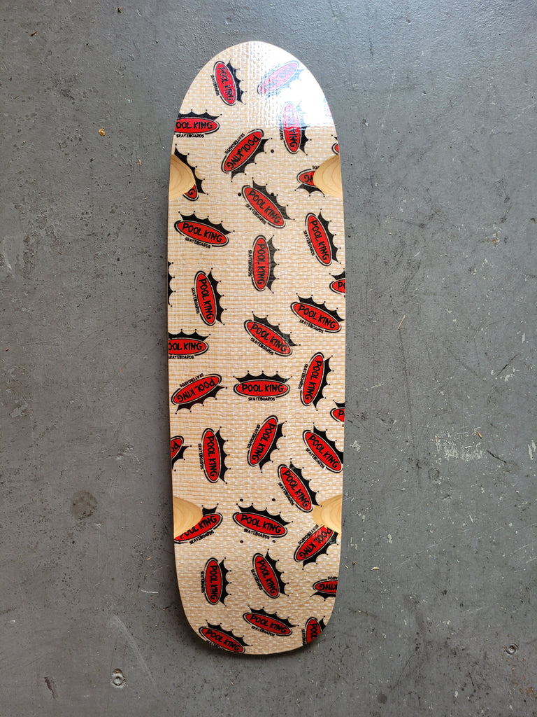 Pool Kings Pepper skateboard deck - NATURAL RED – SK8supply.com