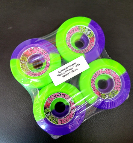 Speedlab Skateboard Wheels 60mm 95a - PURPLE GREEN 2 TONE
