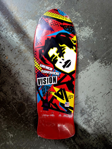 VISION GONZ reissue skateboard deck - RED