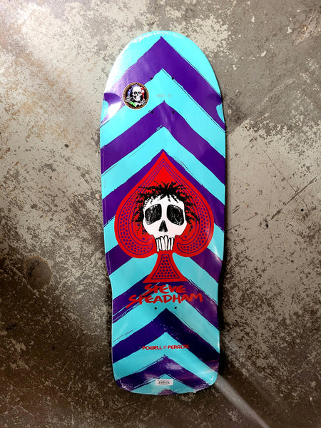 Powell Peralta Steve Steadham Skull & Spade Reissue Deck 10 Purple – Black  Sheep Skate Shop