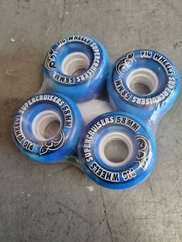Pig Wheels SUPER CRUISERS 58mm 78a- BLUE